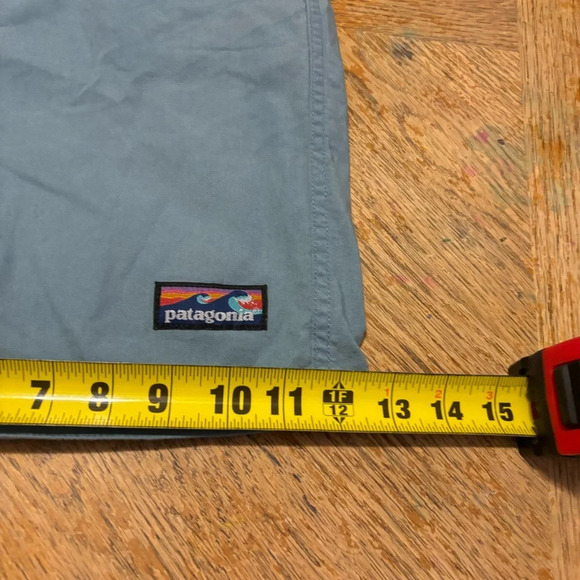 Patagonia Shorts Mens 36 Blue Wavefarer Board Swim Trunks Stretch 8” Inseam - Picture 5 of 6